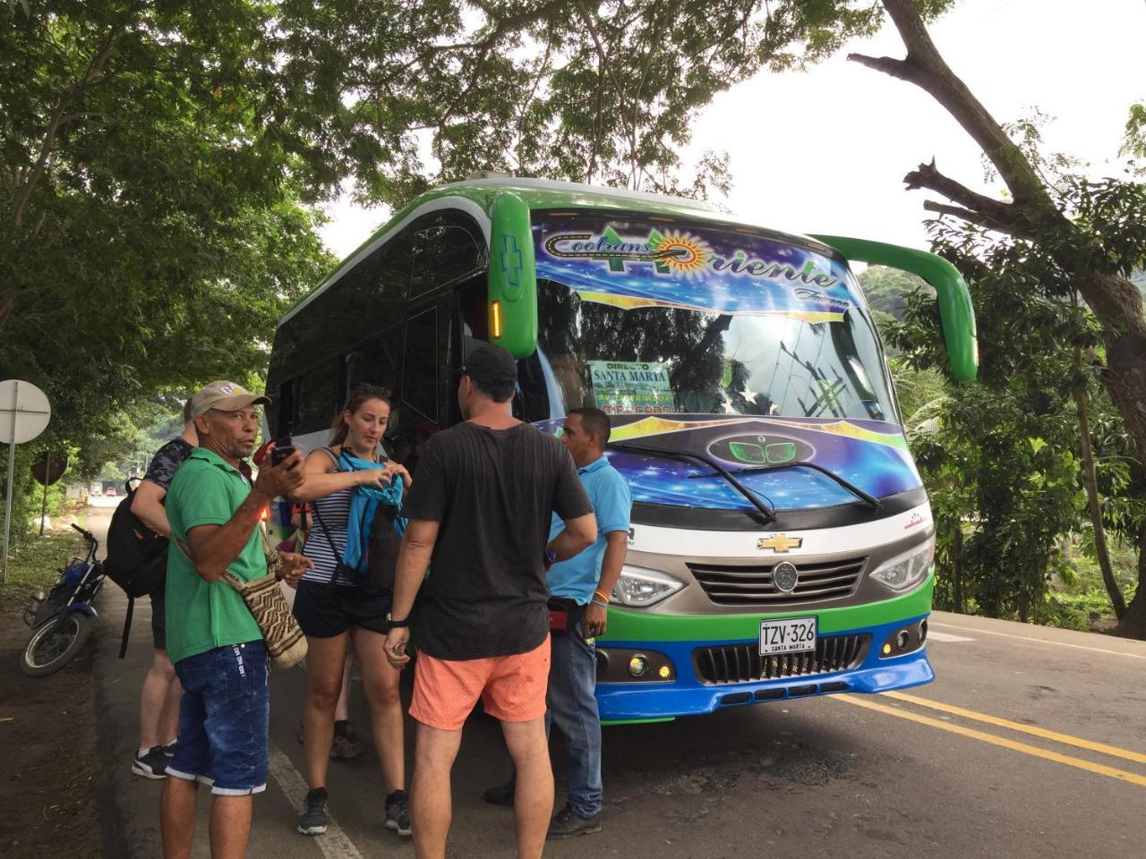 Puerto Caribe Hostal Guachaca Dış mekan fotoğraf